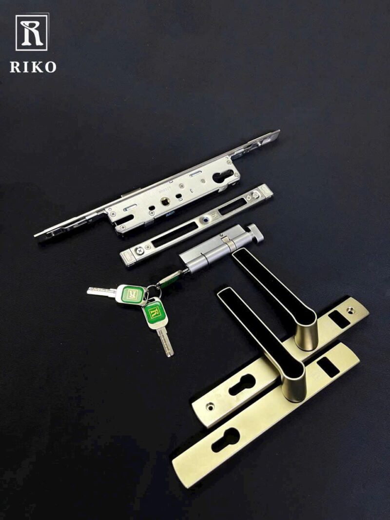 Bộ Khoá Đa Điểm RK-CNC Bạc và Champagne