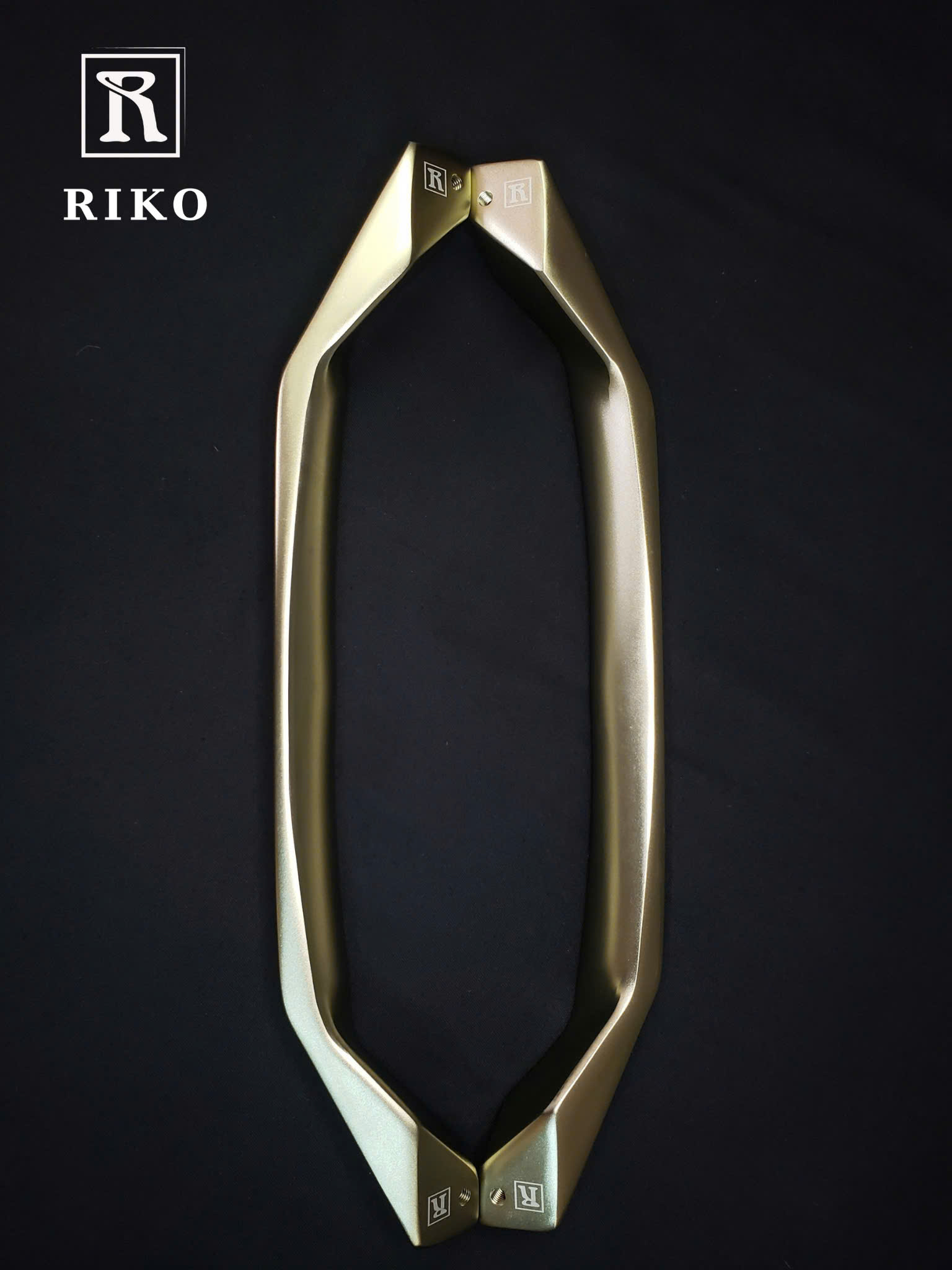 Tay Cửa Lùa 400mm Anodized RKDL-M065 ( Champange)