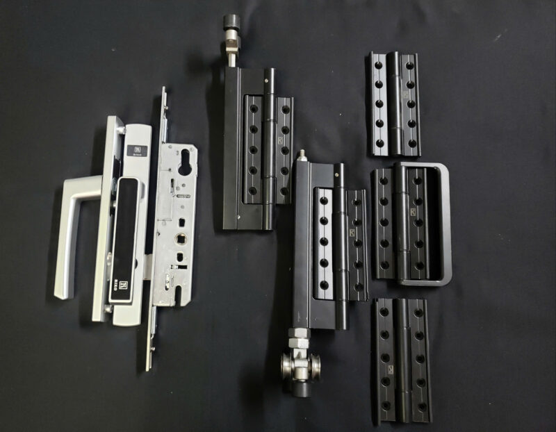 Bộ phụ kiện cửa xếp trượt hệ 80