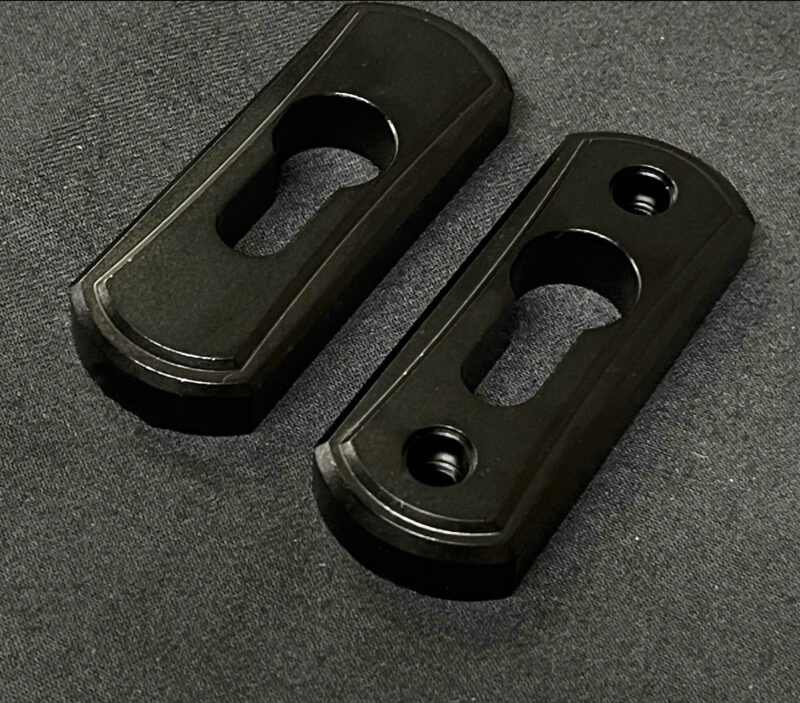 Mặt Ốp Khóa Cửa Lùa CNC - Anodized (Bạc- Champange- Đen- Vàng) PJ-019F