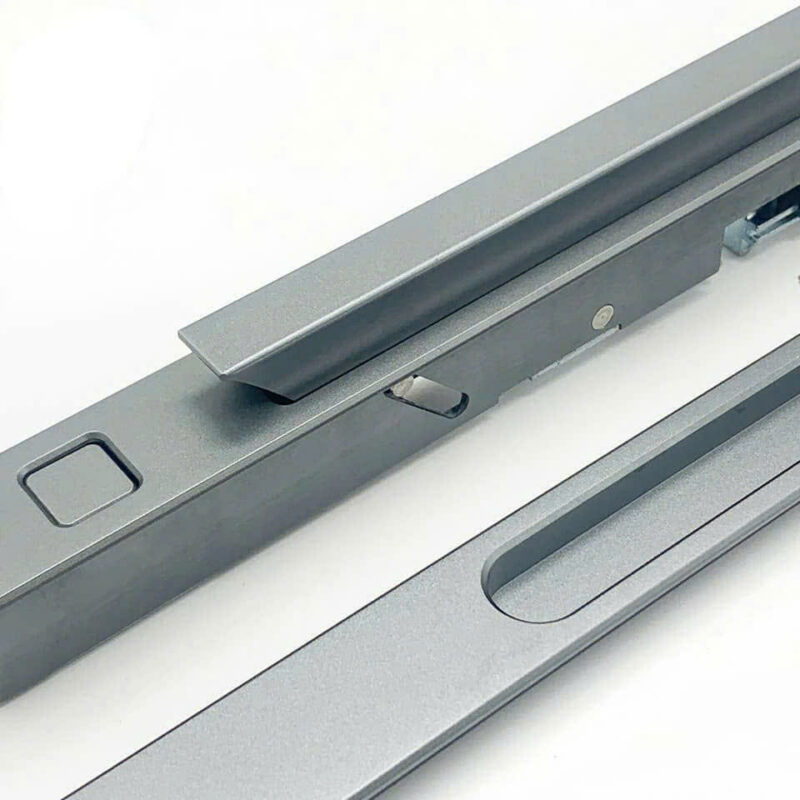 Tay Đa Điểm Cửa Lùa Có Nút Bấm SL-C54A Bạc