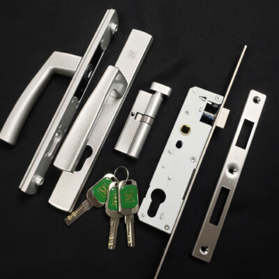 Bộ khóa đơn điểm sơn PVDF - lõi  khóa núm đẹp